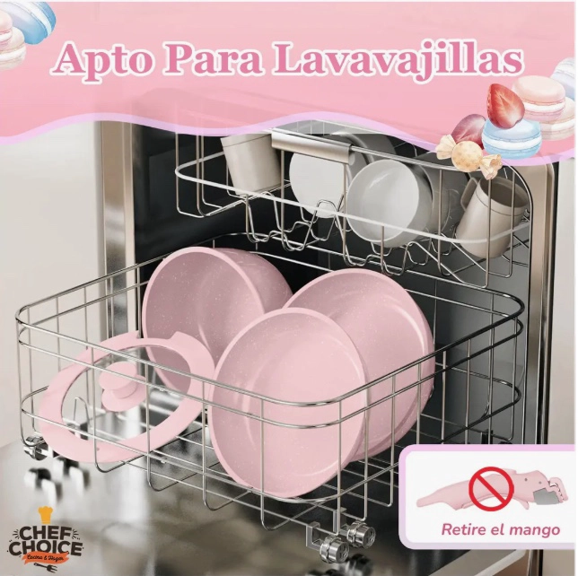 BATERIA COCINA ANTIADHERENTE 5PCS - 7