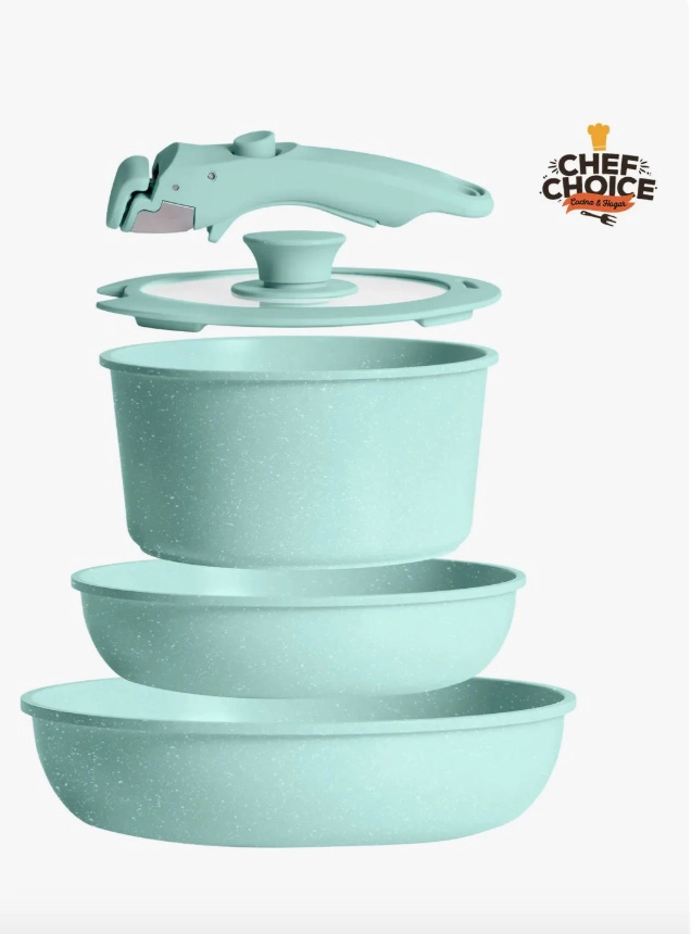 BATERIA COCINA ANTIADHERENTE 5PCS - 1