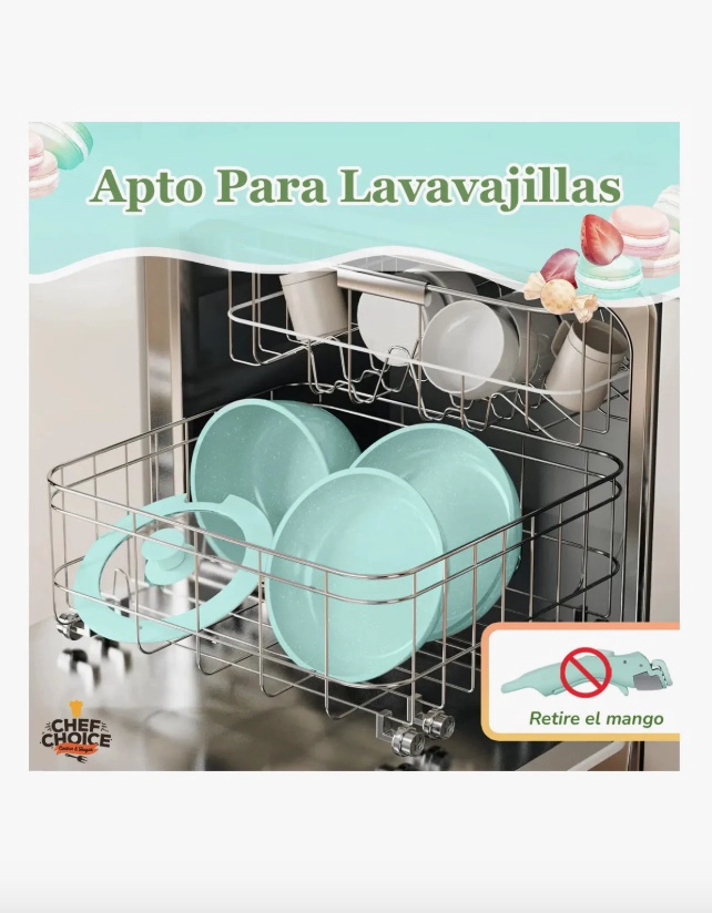BATERIA COCINA ANTIADHERENTE 5PCS - 4