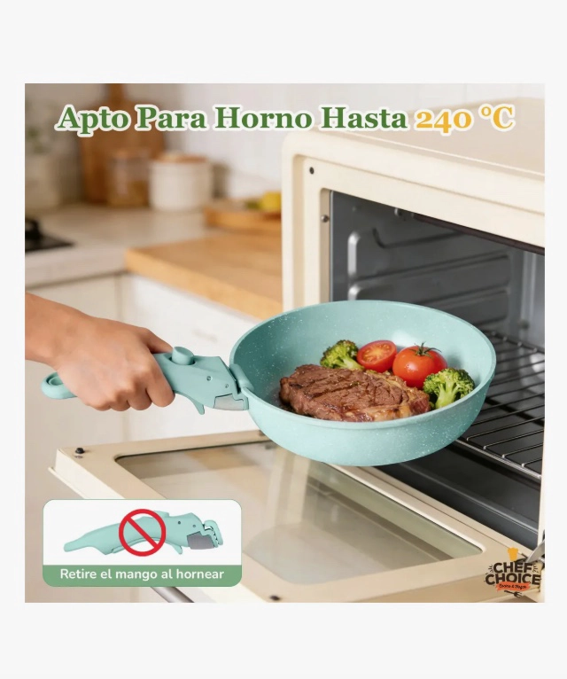 BATERIA COCINA ANTIADHERENTE 5PCS - 5