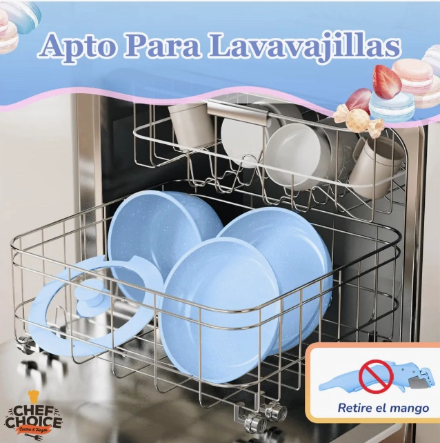 BATERIA COCINA ANTIADHERENTE 5PCS - 3