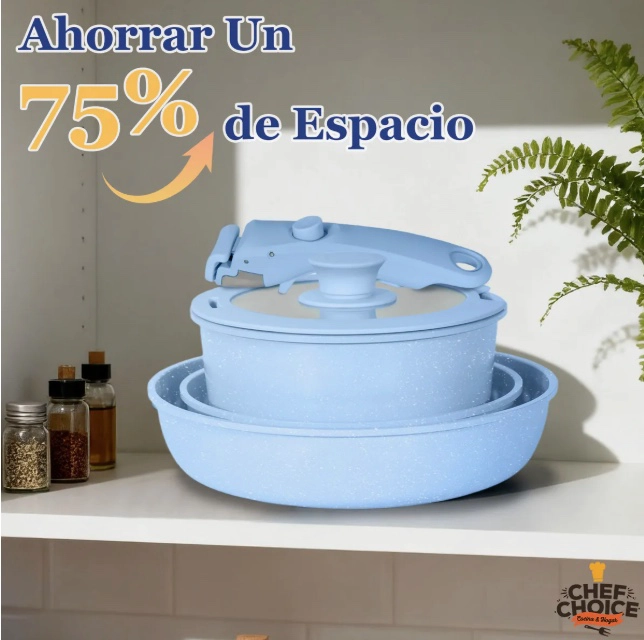 BATERIA COCINA ANTIADHERENTE 5PCS - 4
