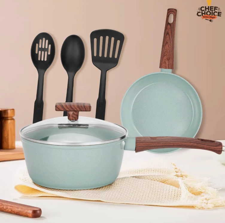 JUEGO BATERIA COCINA GRANITO ANTIADHERENTE - 7