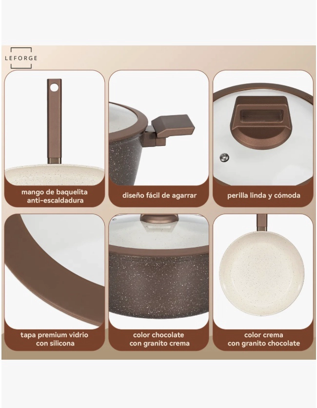BATERIA DE COCINA 8 PIEZAS - 2