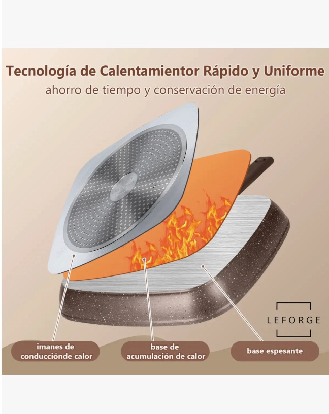 BATERIA DE COCINA 8 PIEZAS - 5