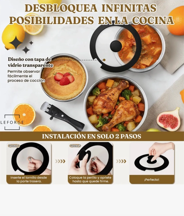 BATERIA DE COCINA 10 PIEZAS - 4