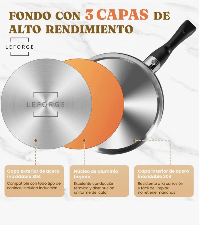 BATERIA DE COCINA 10 PIEZAS - 6