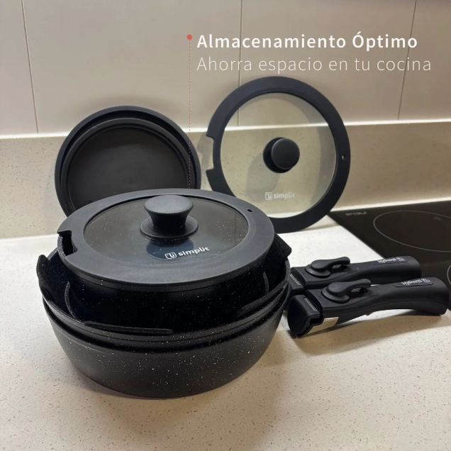BATERIA DE COCINA ANTIADHERENTE - 3