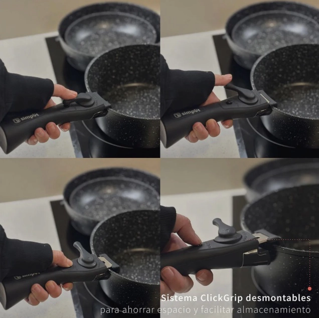 BATERIA DE COCINA ANTIADHERENTE - 4