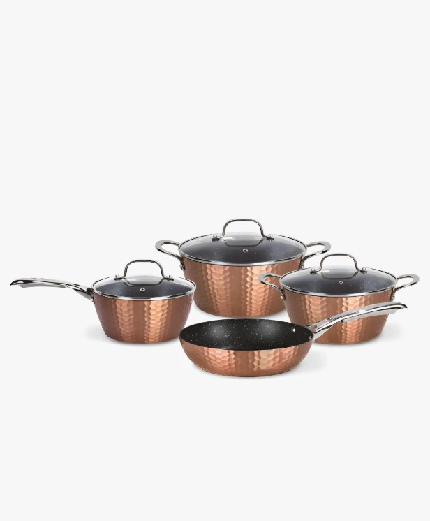 BATERIA DE COCINA ANTIADHERENTE COPPER 7 PIEZAS - 1