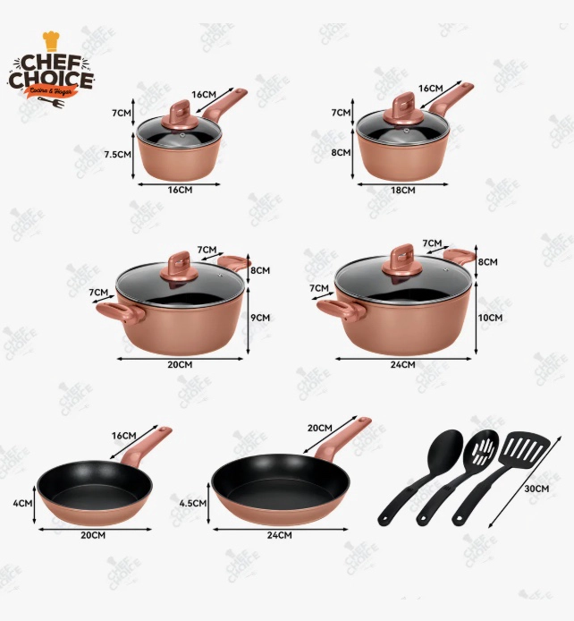 BATERIA COCINA ANTIADHERENTE 13 PIEZAS - 8