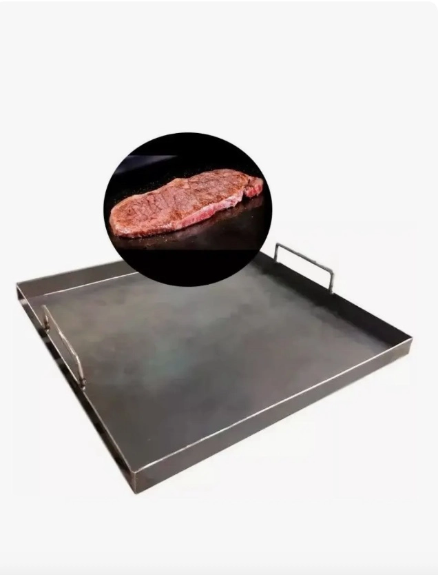 PLANCHA CHURRASQUERA 45 X 45 FIERRO 5MM - 1