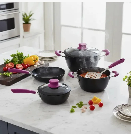 BATERIA ANTIADHERENTE DE COCINA 7 PIEZAS - 4