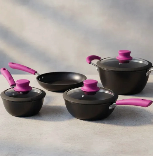 BATERIA ANTIADHERENTE DE COCINA 7 PIEZAS - 5