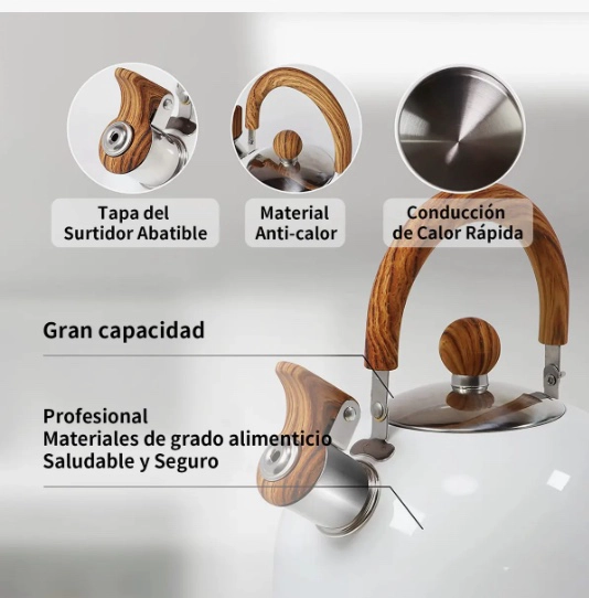 TETERA 2.5 LT ACERO INOXIDABLE - 3