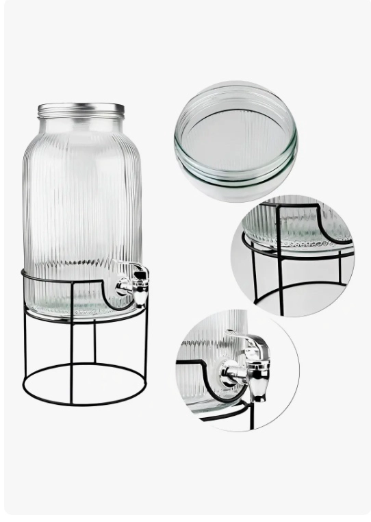 DISPENSADOR DE VIDRIO CON ATRIL - 4