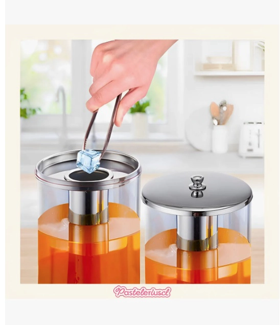 DISPENSADOR DOBLE AUTOSERVICIO JUGOS 6L - 3