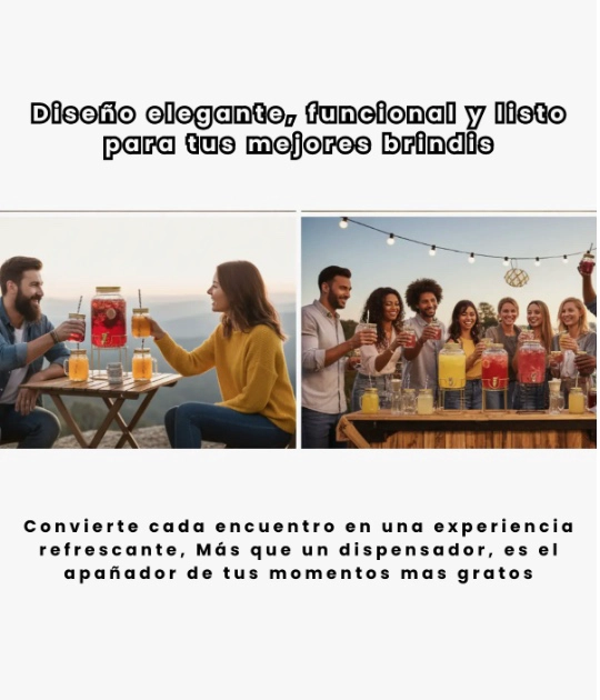 SET DISPENSADOR 3L + ACCESORIOS - 6