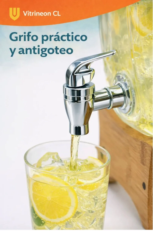 DISPENSADOR VIDRIO BAMBU 5.5 L - 7