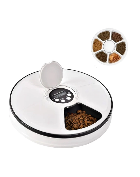 DISPENSADOR DE ALIMENTOS AUTOMATICO PARA PERROS Y GATOS - 1
