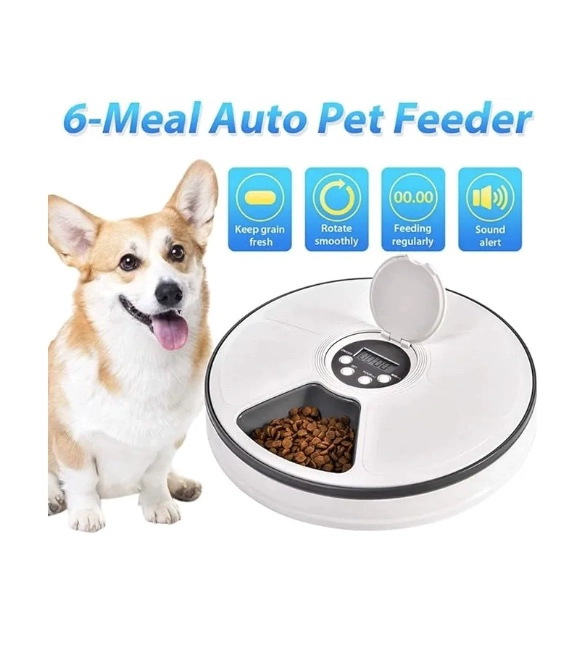 DISPENSADOR DE ALIMENTOS AUTOMATICO PARA PERROS Y GATOS - 5