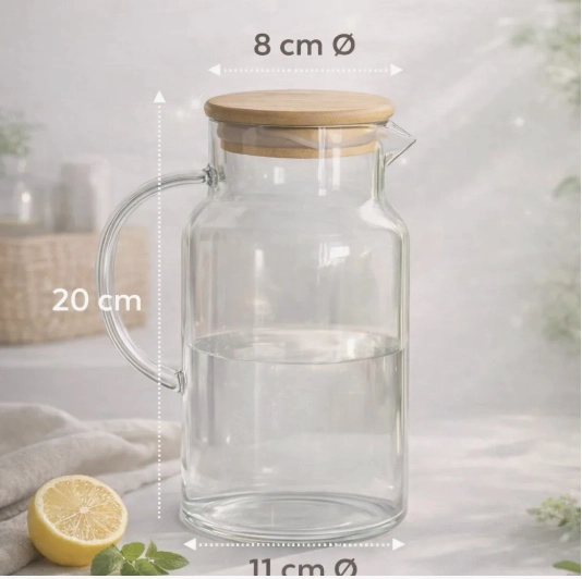 JARRA VIDRIO 1400ML - 6