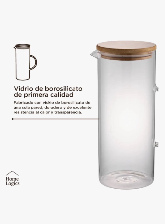 JARRO DE VIDRIO DE AGUA - 6