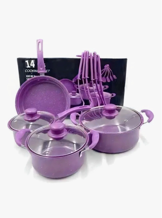 JUEGO DE OLLAS COCINA ANTIADHERENTE - 1