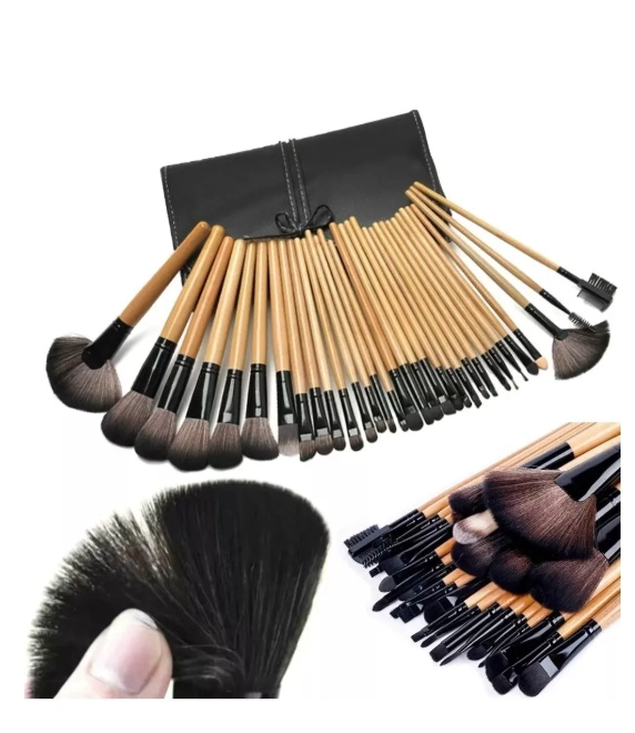 SET 32 PINCELES Y BROCHAS MAQUILLAJE - 1