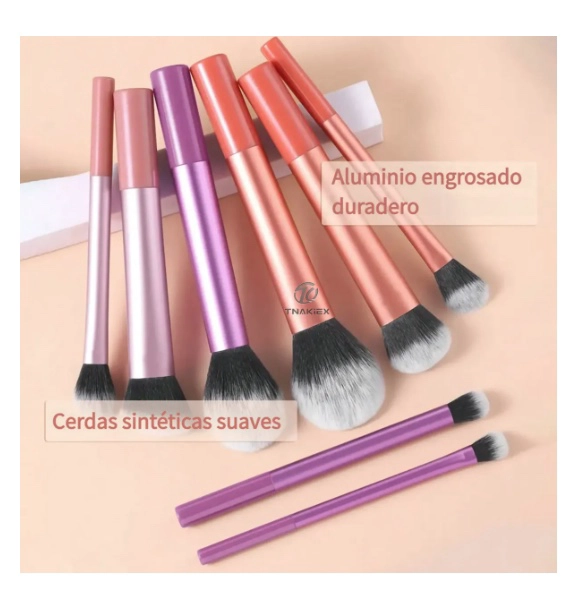 11PZS BROCHAS DE MAQUILLAJE - 2