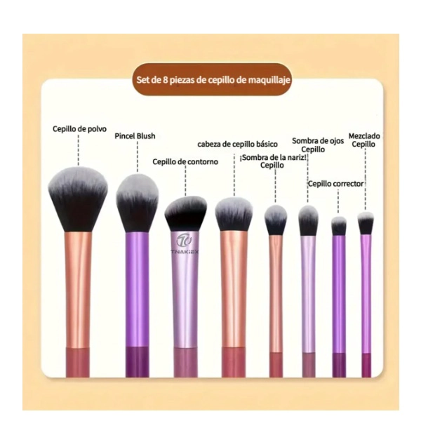 11PZS BROCHAS DE MAQUILLAJE - 3