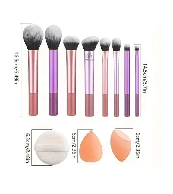 11PZS BROCHAS DE MAQUILLAJE - 6