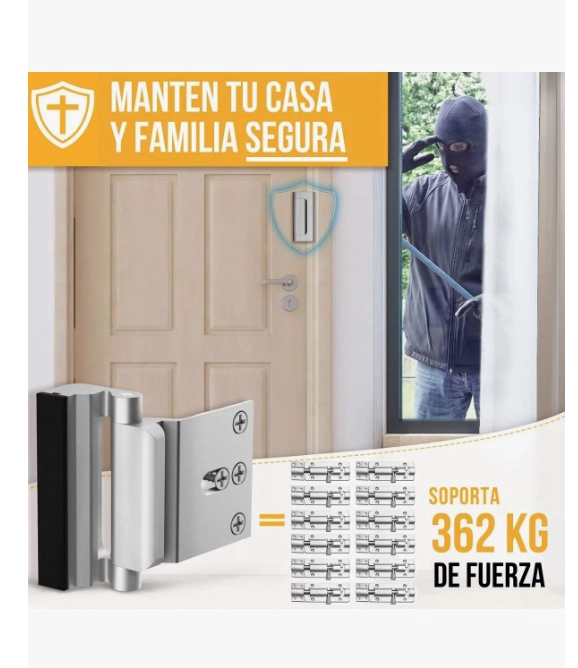 CERRADURA CHAPA DE SEGURIDAD - 2
