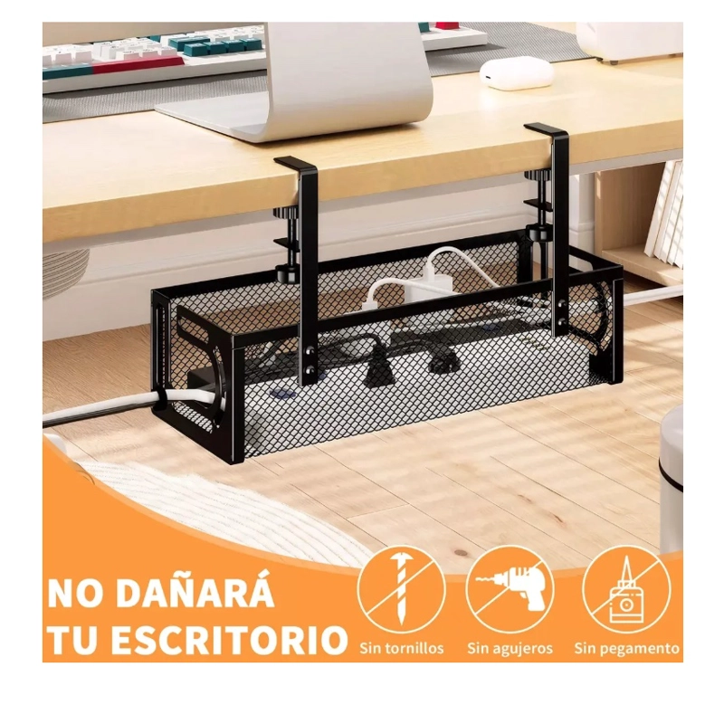 2PCS ORGANIZADOR CABLES ESCRITORIO - 7