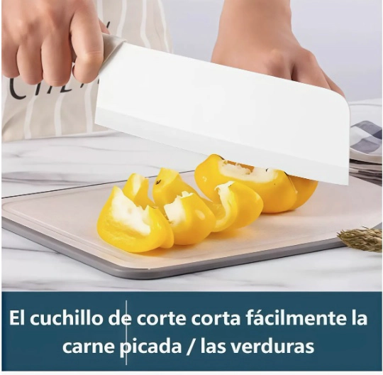 SET DE CUCHILLOS 7 PIEZAS ACERO INOXIDABLE - 4