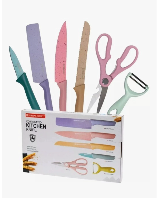 SET DE CUCHILLOS ACERO INOXIDABLE - 2