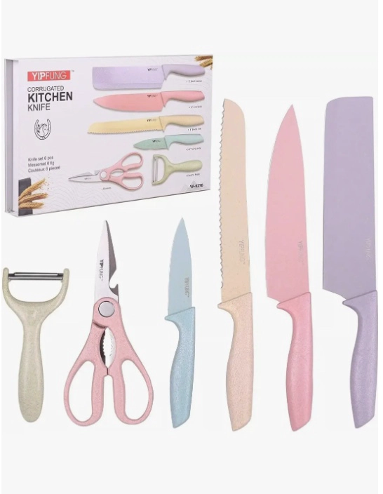 SET DE CUCHILLOS ACERO INOXIDABLE - 3