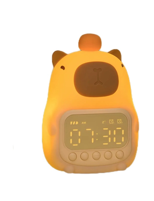 LAMPARA NOCHE CAPIBARA RELOJ - 1