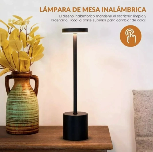 2PC LAMPARA DE ESCRITORIO RECARGABLE - 10