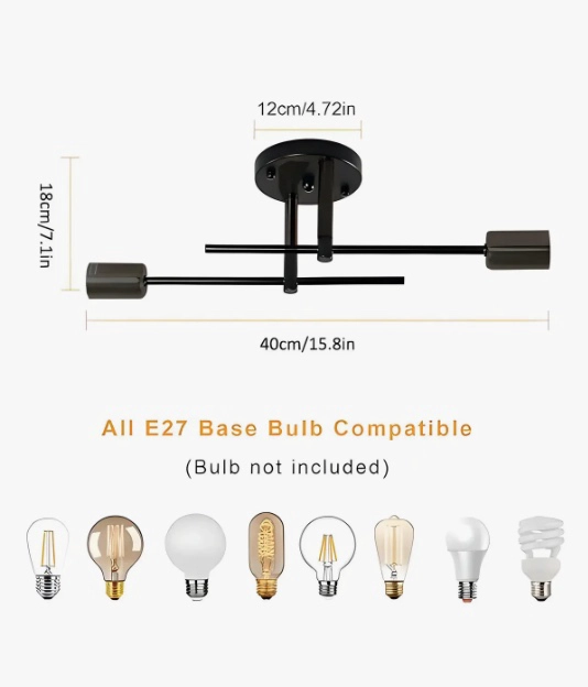 LAMPARA DE PARED APLIQUE - 3