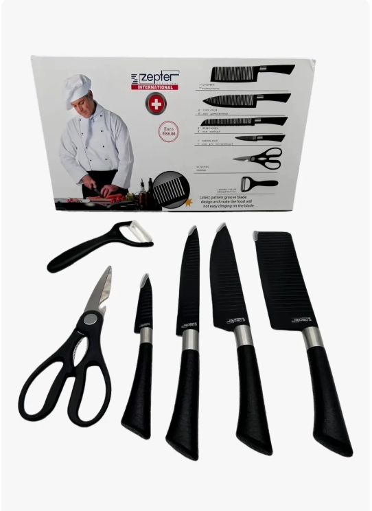 SET CUCHILLOS DE COCINA ASADO - 2