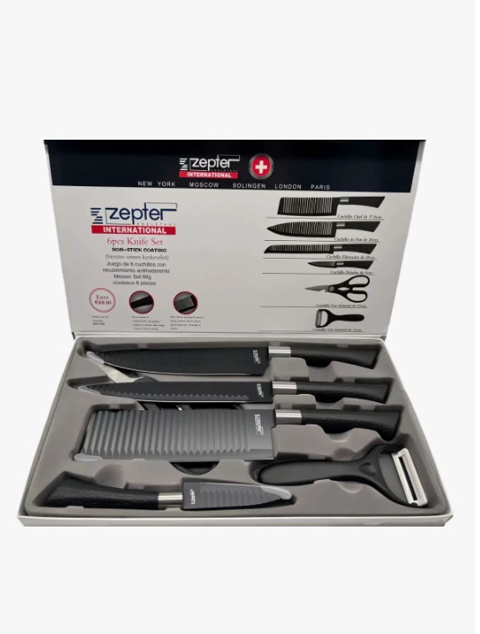 SET CUCHILLOS DE COCINA ASADO - 3
