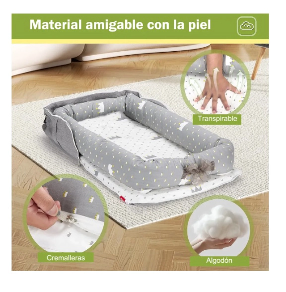 CUNA DE BEBE  PORTATIL PLEGABLE - 2