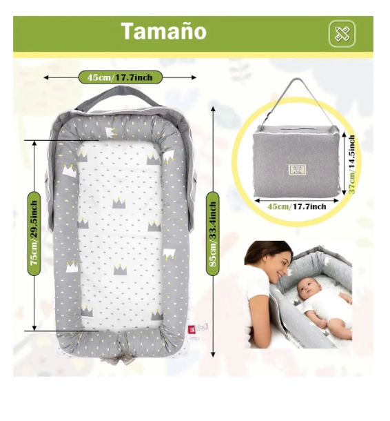 CUNA DE BEBE  PORTATIL PLEGABLE - 3
