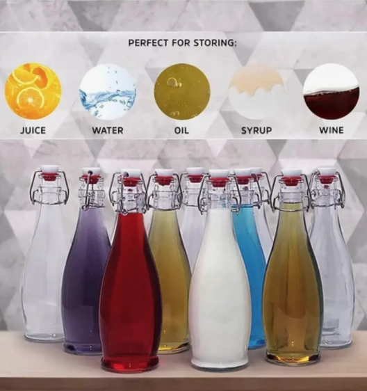 6 BOTELLAS DE VIDRIO 1000ML - 4