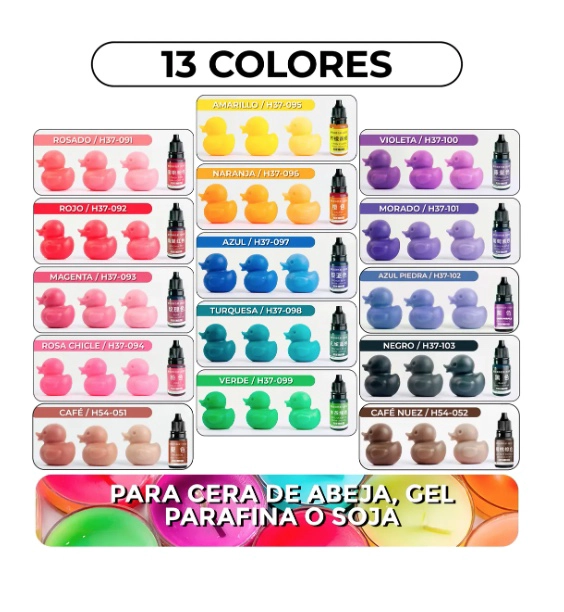 PIGMENTO COLORANTE PARA VELA 10ML - 2