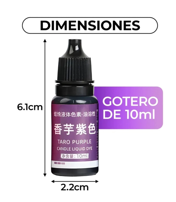 PIGMENTO COLORANTE PARA VELA 10ML - 3