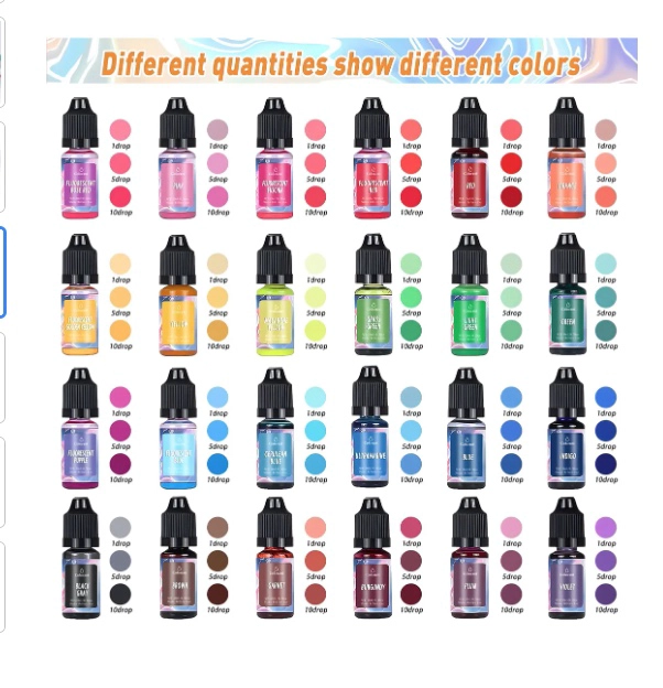 COLORANTE PARA VELA Y JABON  24 COLORES - 5
