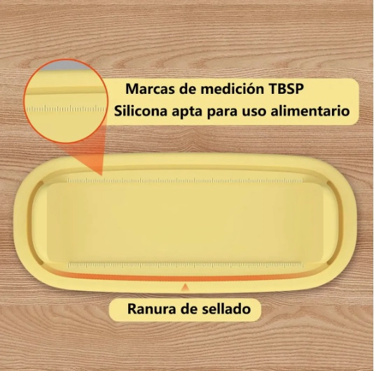 SET MANTEQUILLERA CON TAPA + CUCHILLO - 3