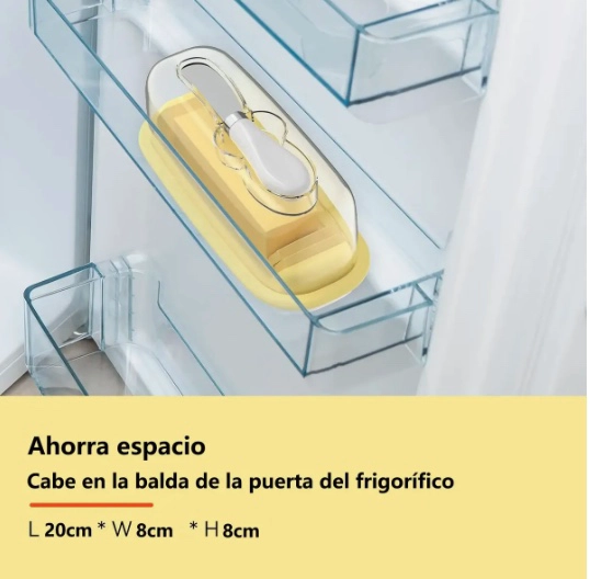 SET MANTEQUILLERA CON TAPA + CUCHILLO - 4